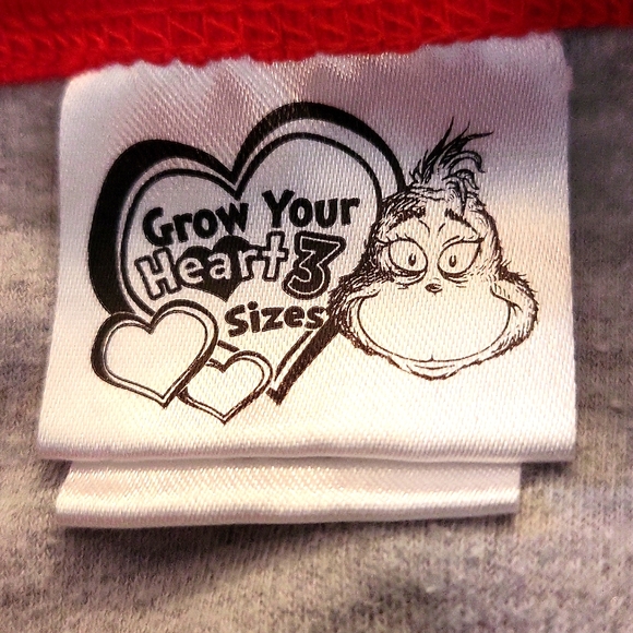 "NICE never Naughty" snap up Grinch sleeper/footie - Picture 3 of 6